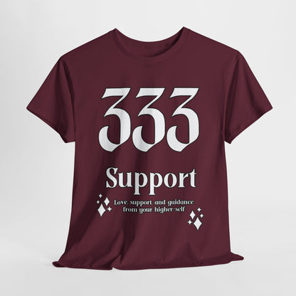 333 Support T-Shirt Angel Numbers x WHT