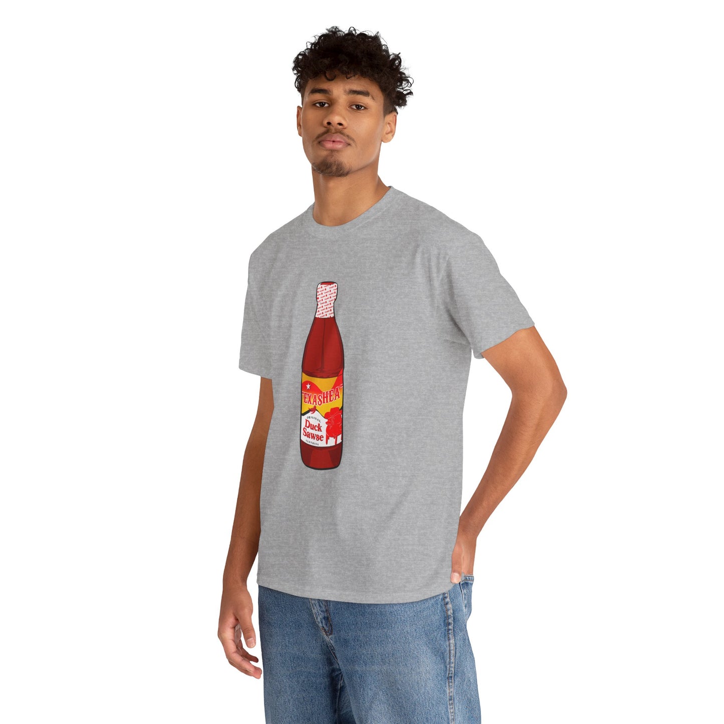 Texas Heat Hot Sauce 100% Cotton Duck Sawse Tee