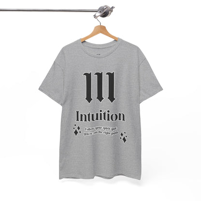111 Intuition T-Shirt Angel Numbers x BLK