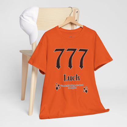 777 Luck T-Shirt Angel Numbers
