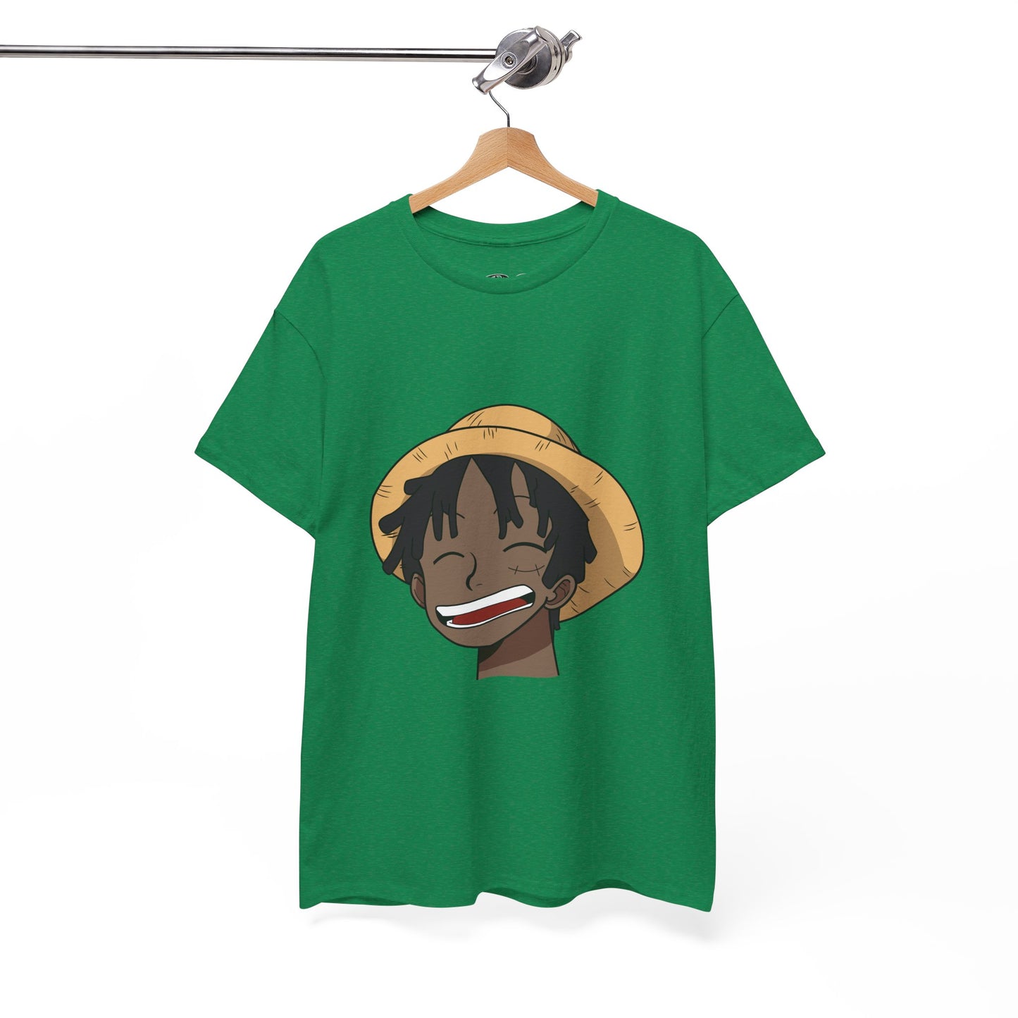 Black Luffy Card 100% Cotton Tee