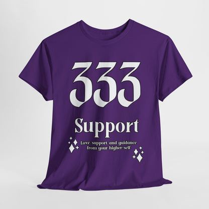 333 Support T-Shirt Angel Numbers x WHT