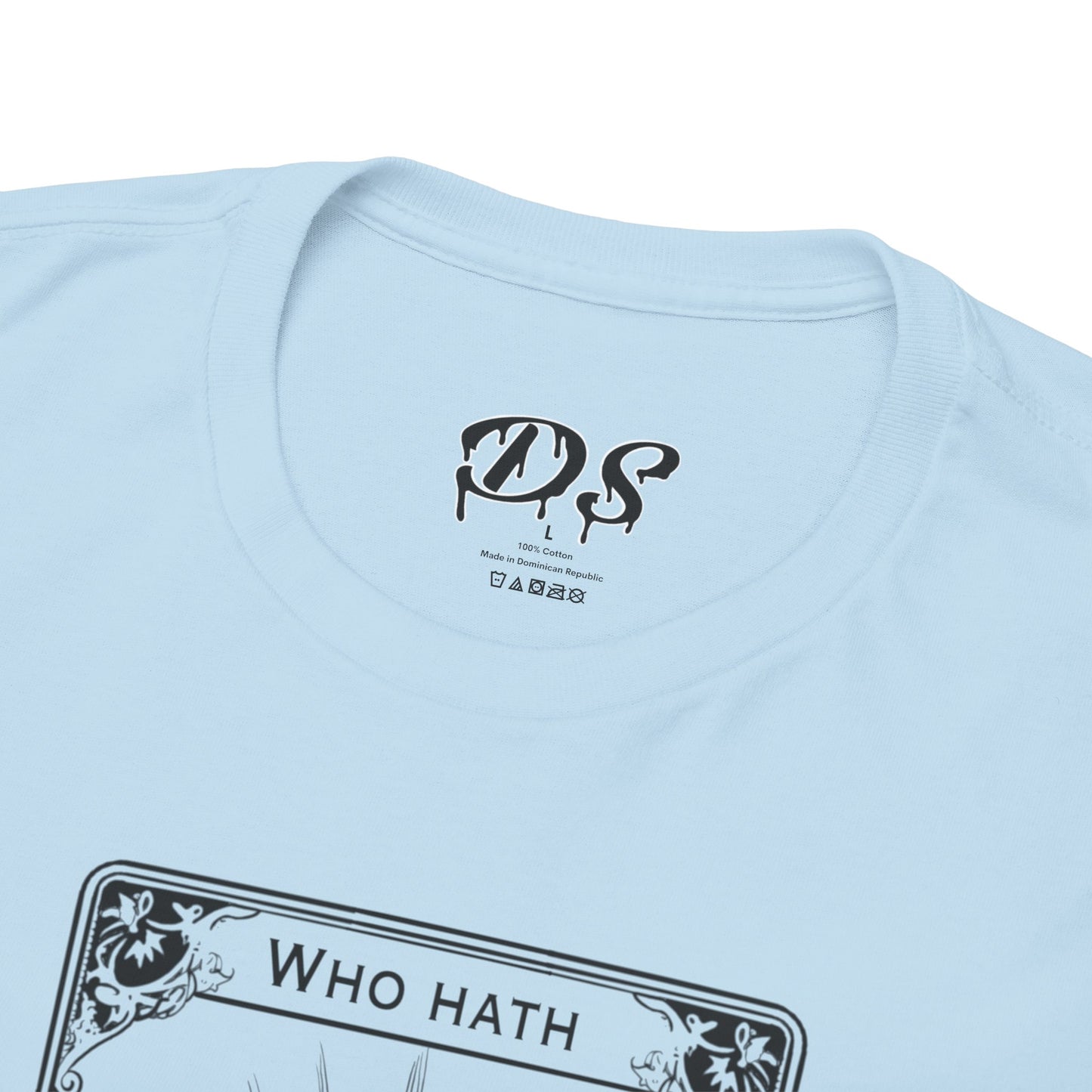 The Audacity Tarot Card 100% Cotton Tee x BLK