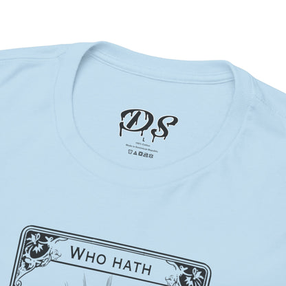 The Audacity Tarot Card 100% Cotton Tee x BLK