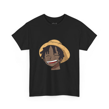 Black Luffy Card 100% Cotton Tee
