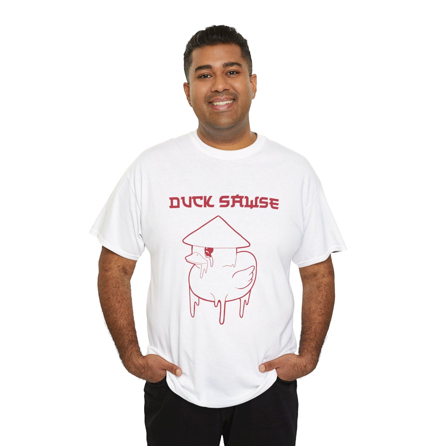 Duck Sawse Chinese Take-Out Logo 100% Cotton Tee