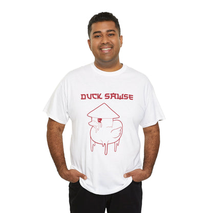 Duck Sawse Chinese Take-Out Logo 100% Cotton Tee