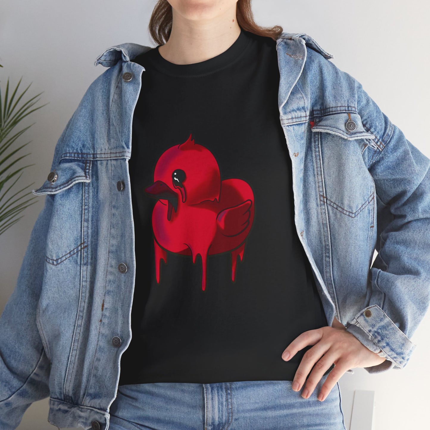 Red Suede Duck Sawse Tee Heavy Cotton