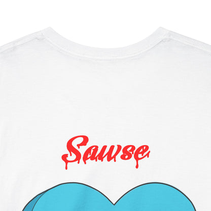 Conversation Heart Duck Sawse Logo Tee Heavy Cotton 06