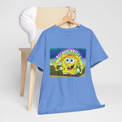 Sponge Bob Accountability Tee Heavy Cotton