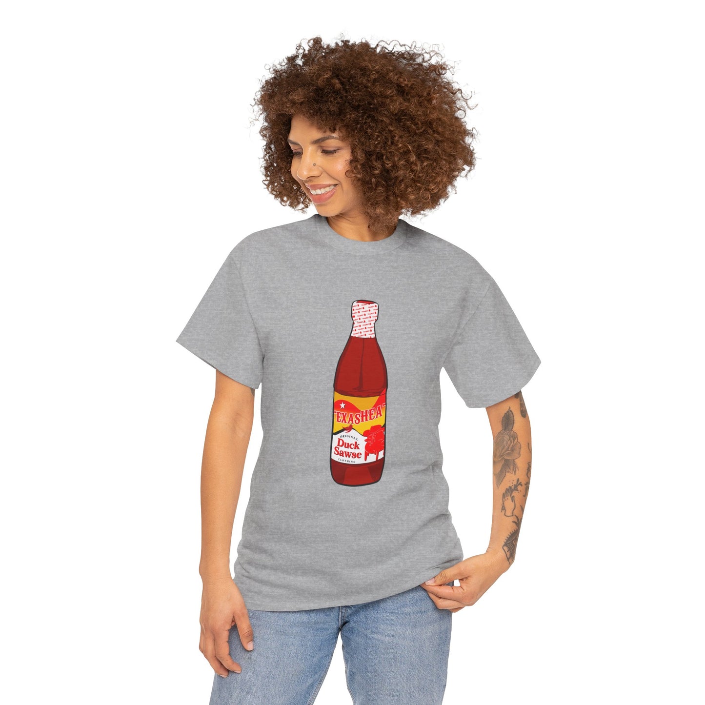 Texas Heat Hot Sauce 100% Cotton Duck Sawse Tee