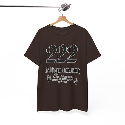 222 Alignment T-Shirt Angel Numbers x BLK
