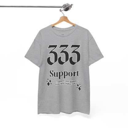 333 Support T-Shirt Angel Numbers x BLK