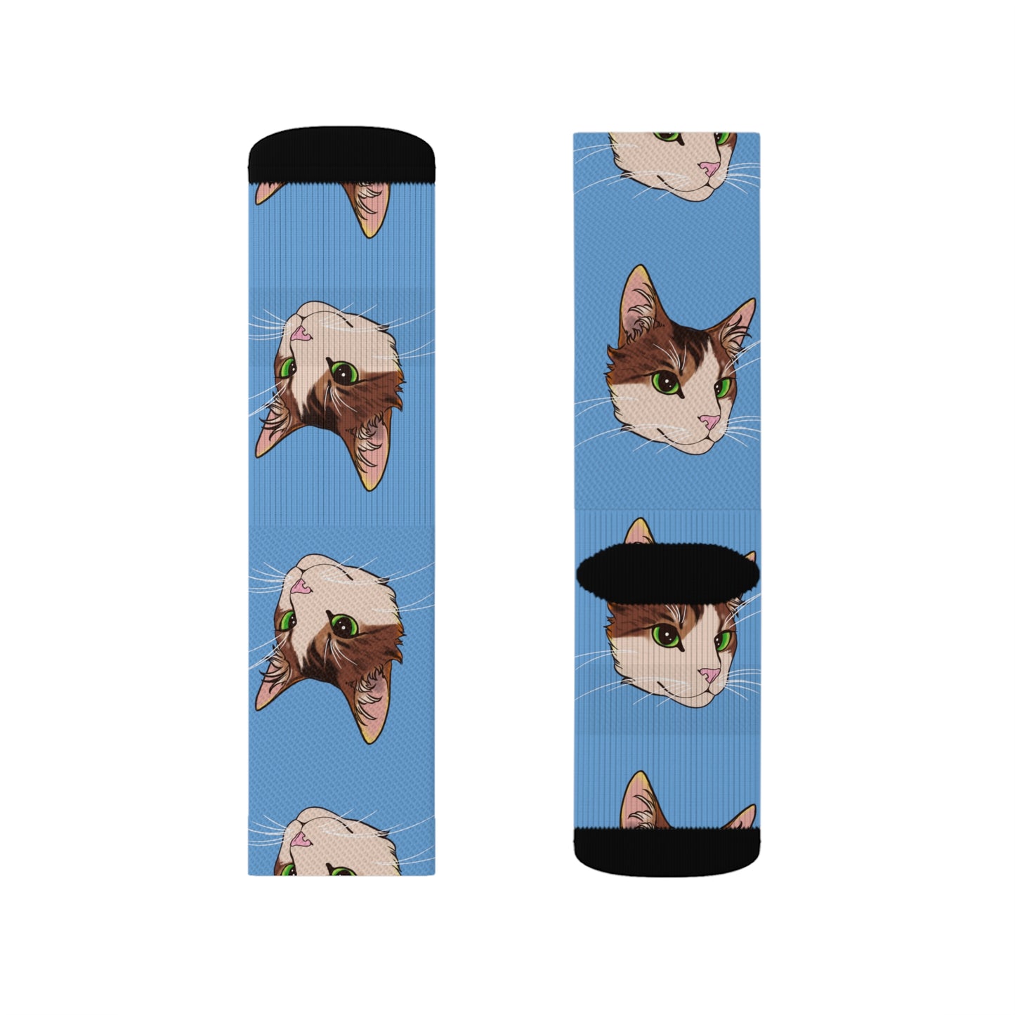 Kitty Cat  Sublimation Socks
