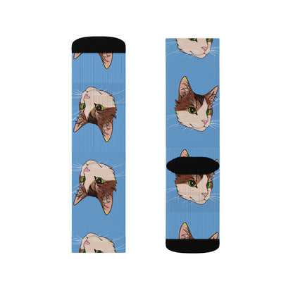 Kitty Cat  Sublimation Socks