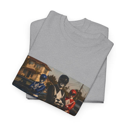 Power Rangers x 'Boyz N The Hood' Tee — Urban Retro Pop Culture T-Shirt