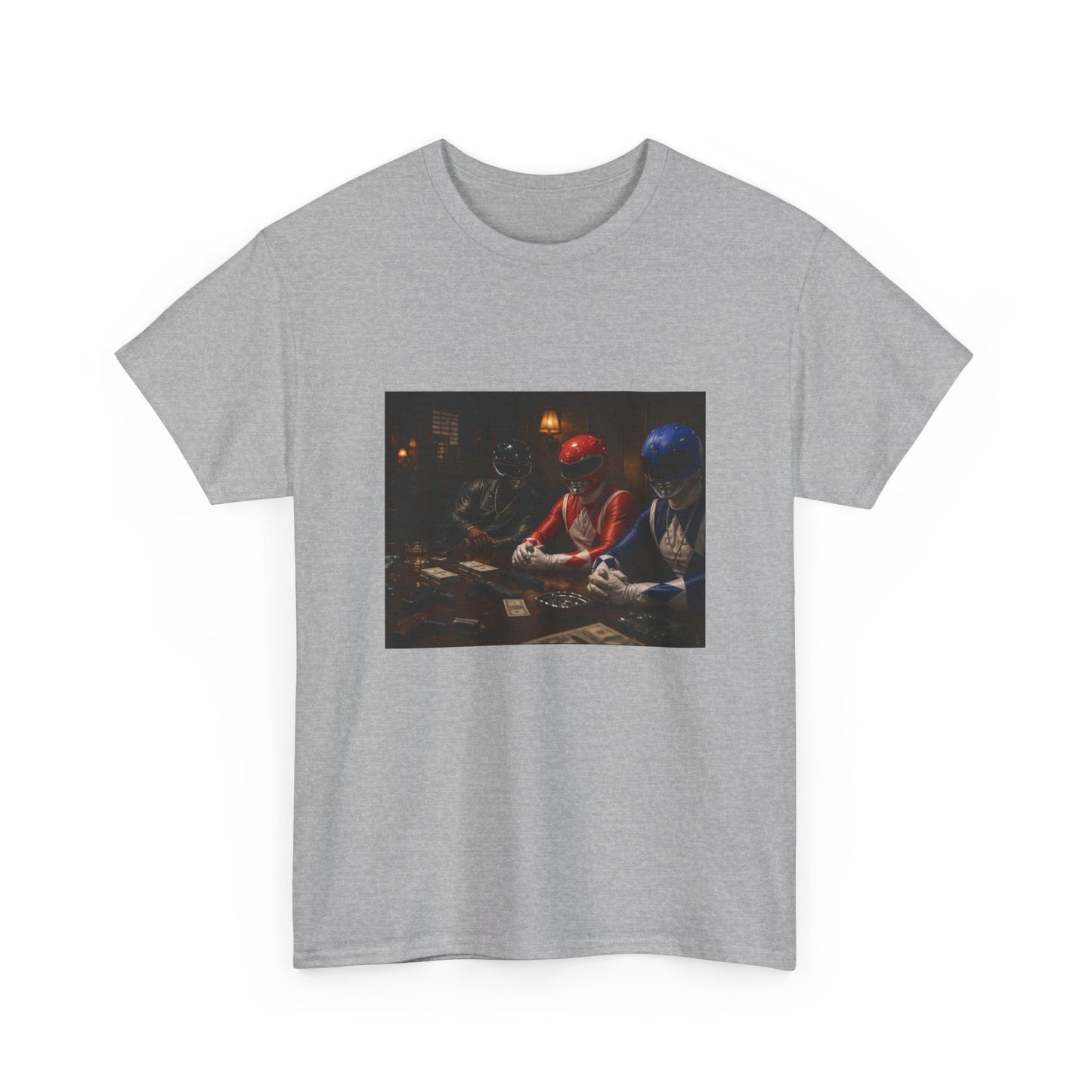 Power Rangers x “Paid in Full” T-Shirt — Retro Hip-Hop Mashup Tee