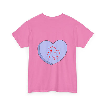 Conversation Heart Duck Sawse Logo Tee Heavy Cotton 02