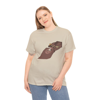 “Bros Get High” 100% Cotton Pass Dat Shroom Tee