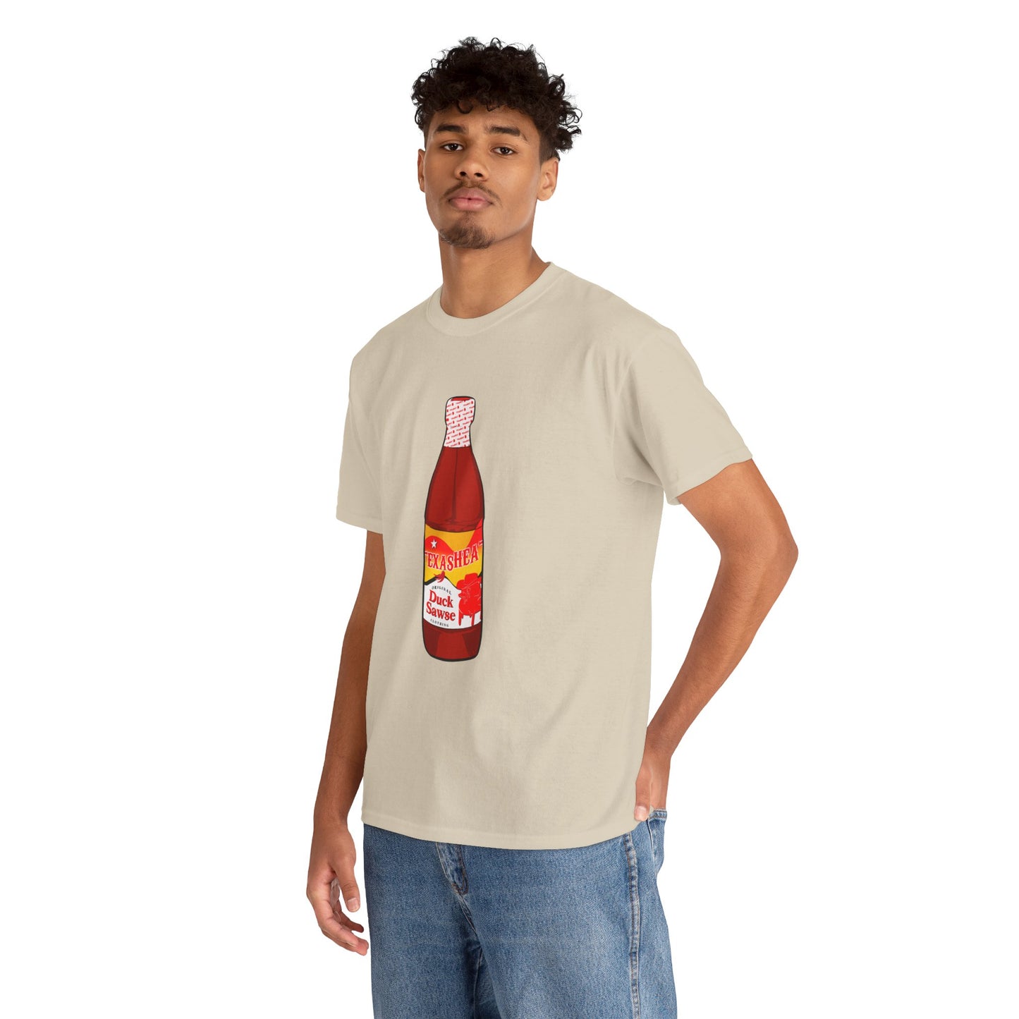Texas Heat Hot Sauce 100% Cotton Duck Sawse Tee