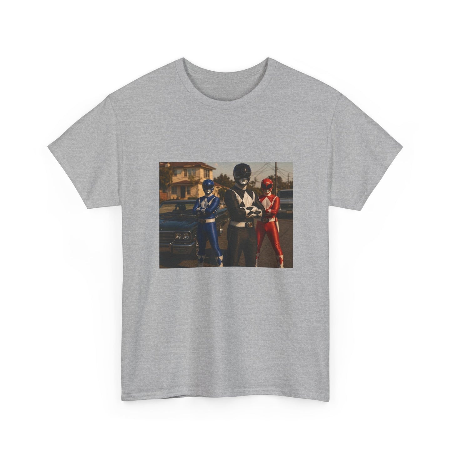 Power Rangers x 'Boyz N The Hood' Tee — Urban Retro Pop Culture T-Shirt