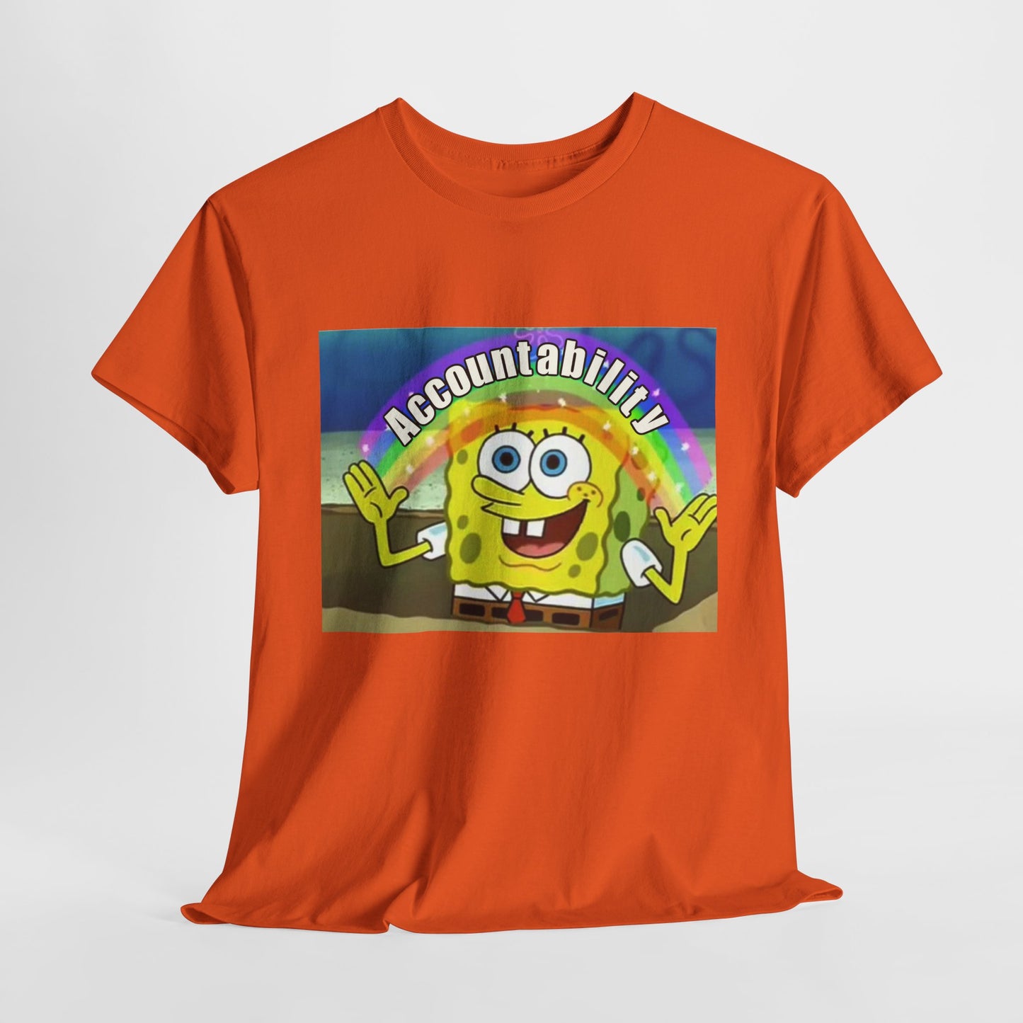 Sponge Bob Accountability Tee Heavy Cotton