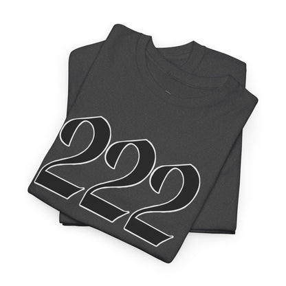 222 Alignment T-Shirt Angel Numbers x BLK
