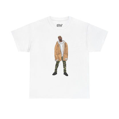 Blonde Ye 450 Cloud Black Tee Heavy Cotton