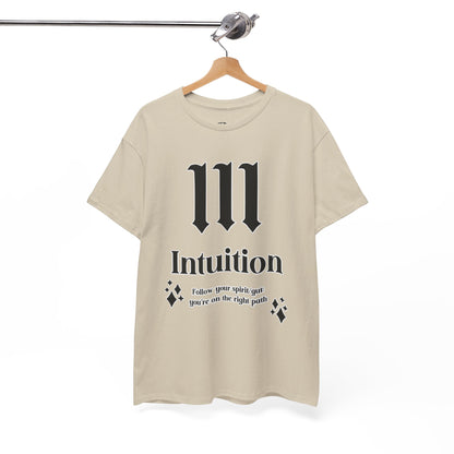 111 Intuition T-Shirt Angel Numbers x BLK