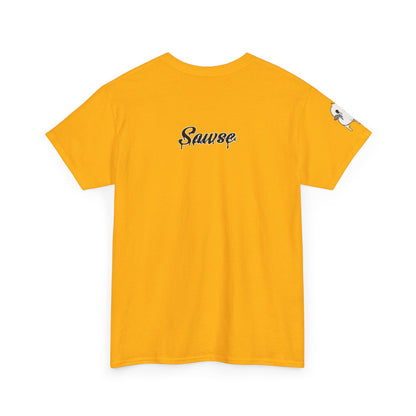 Human Being Shipping Label 100% Cotton Tee x BLK