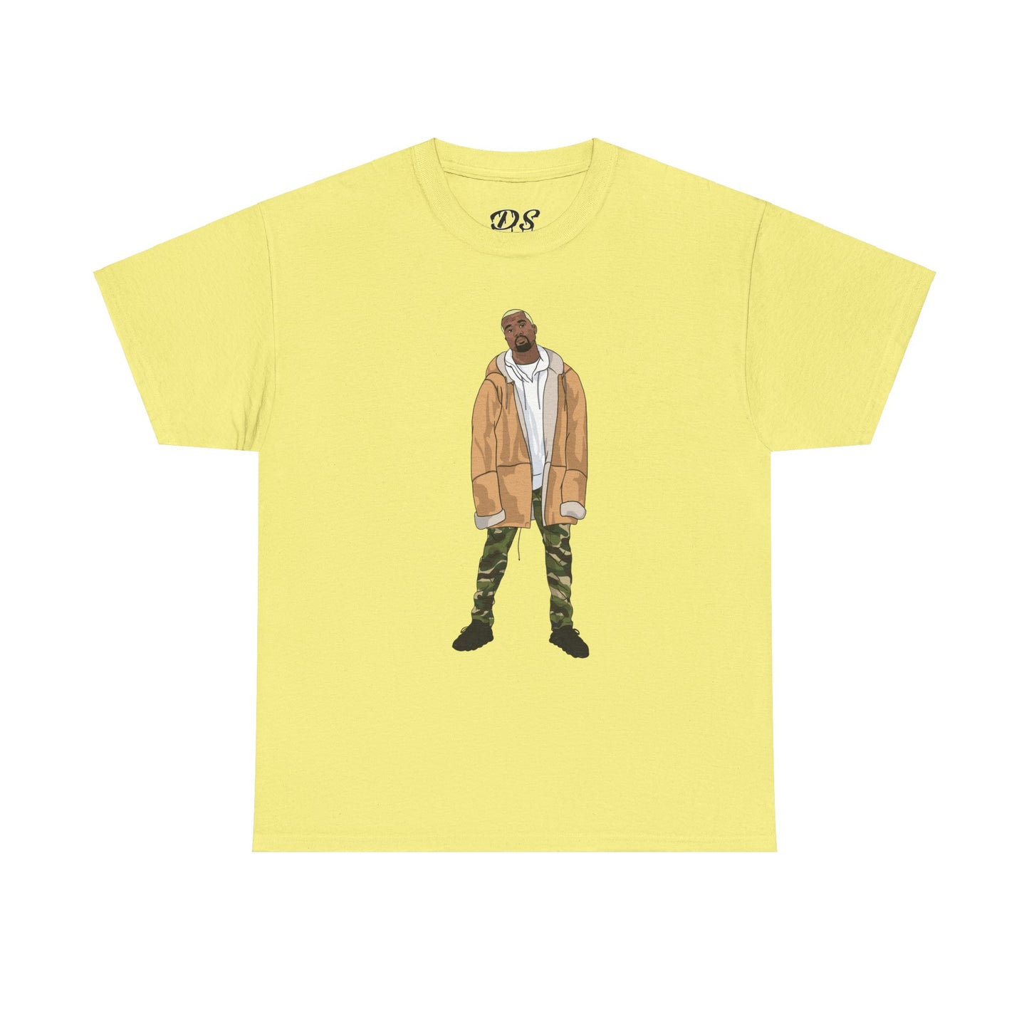 Blonde Ye 450 Cloud Black Tee Heavy Cotton