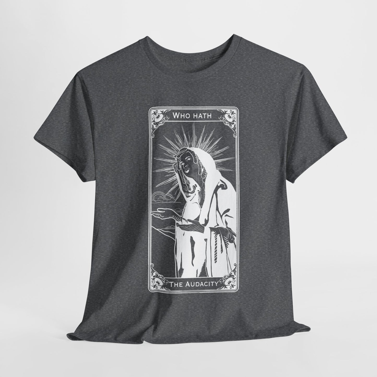The Audacity Tarot Card 100% Cotton Tee x WHT