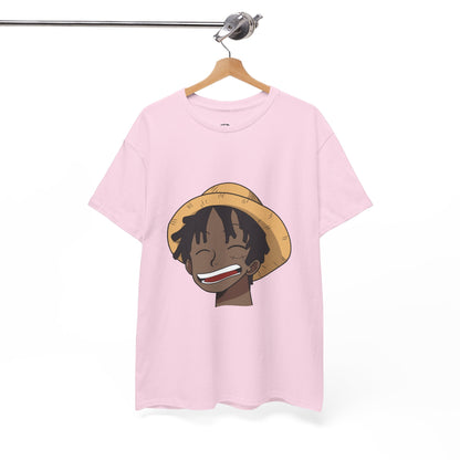 Black Luffy Card 100% Cotton Tee
