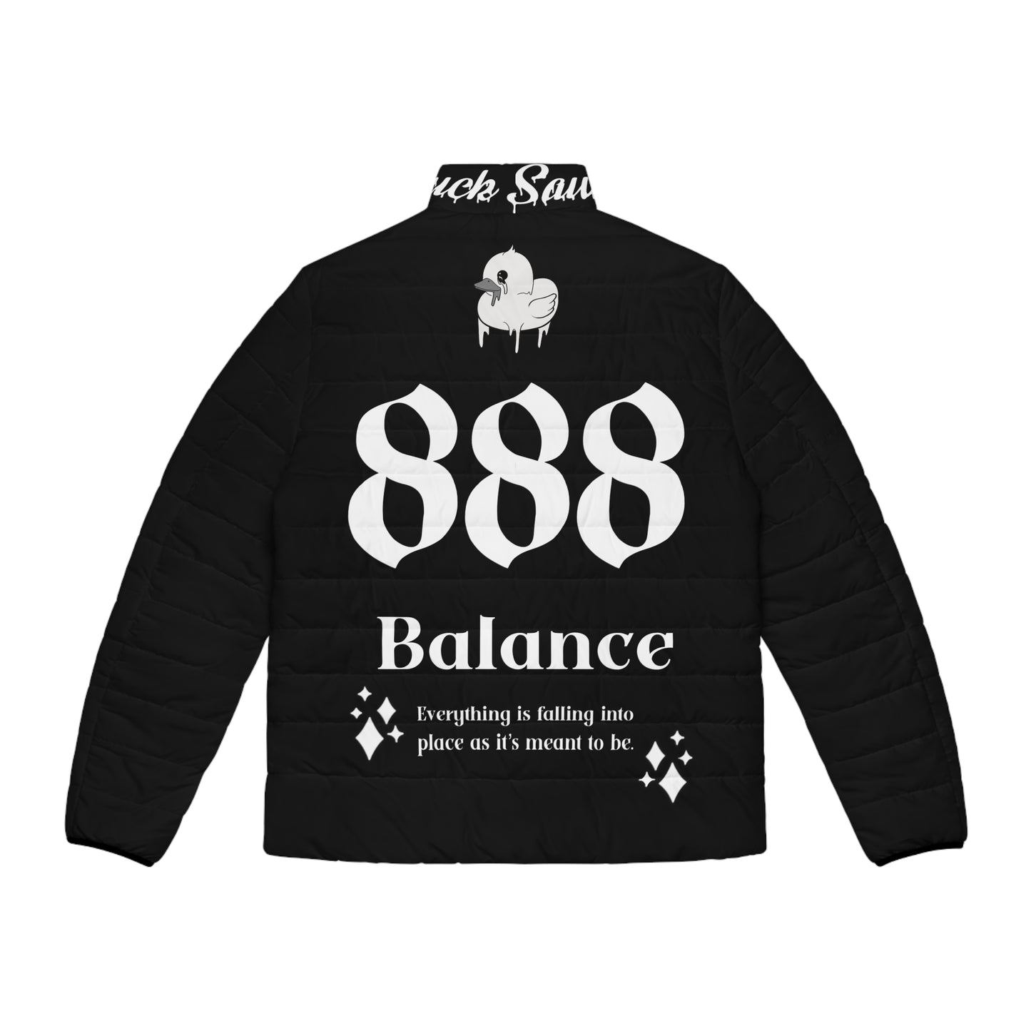 Men's 888 Angel Number Puffer Jacket (AOP)