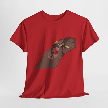 “Bros Get High” 100% Cotton Pass Dat Shroom Tee