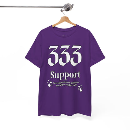 333 Support T-Shirt Angel Numbers x WHT