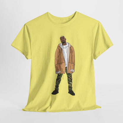 Blonde Ye 450 Cloud Black Tee Heavy Cotton