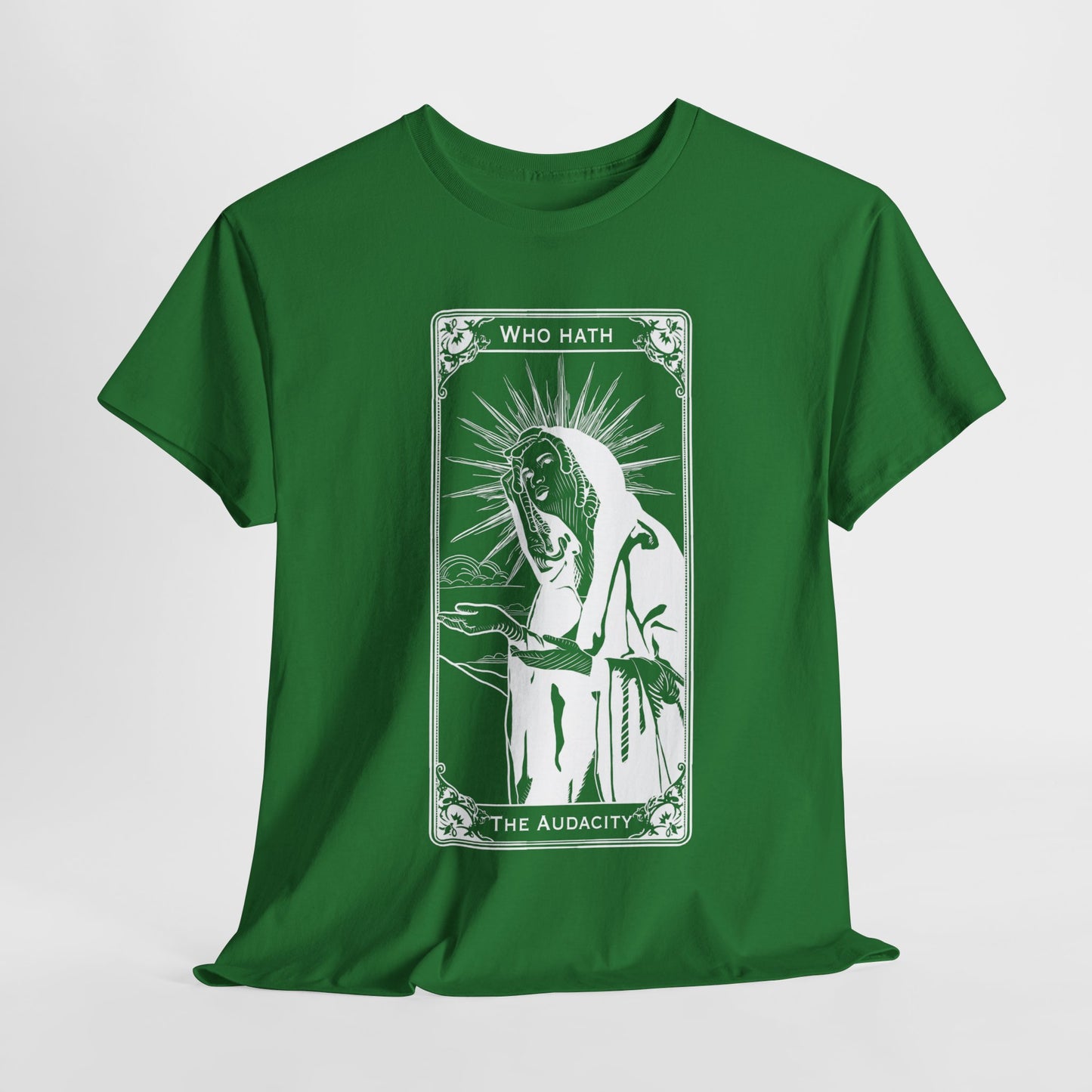 The Audacity Tarot Card 100% Cotton Tee x WHT