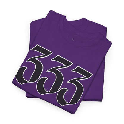 333 Support T-Shirt Angel Numbers x BLK