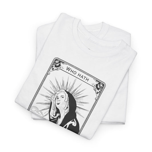 The Audacity Tarot Card 100% Cotton Tee x BLK