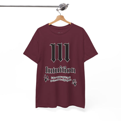 111 Intuition T-Shirt Angel Numbers x BLK
