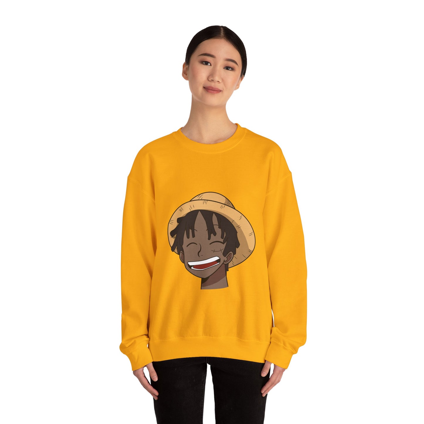 Black Luffy Crewneck Sweatshirt Heavy Blend™
