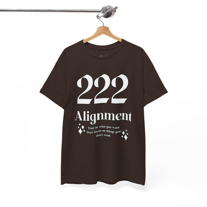 222 Alignment T-Shirt Angel Numbers x WHT