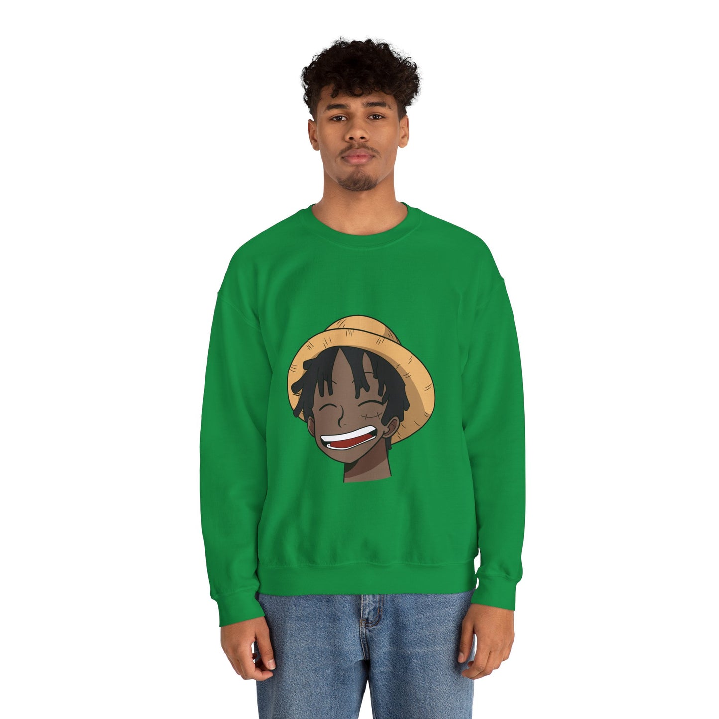 Black Luffy Crewneck Sweatshirt Heavy Blend™