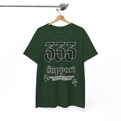 333 Support T-Shirt Angel Numbers x BLK