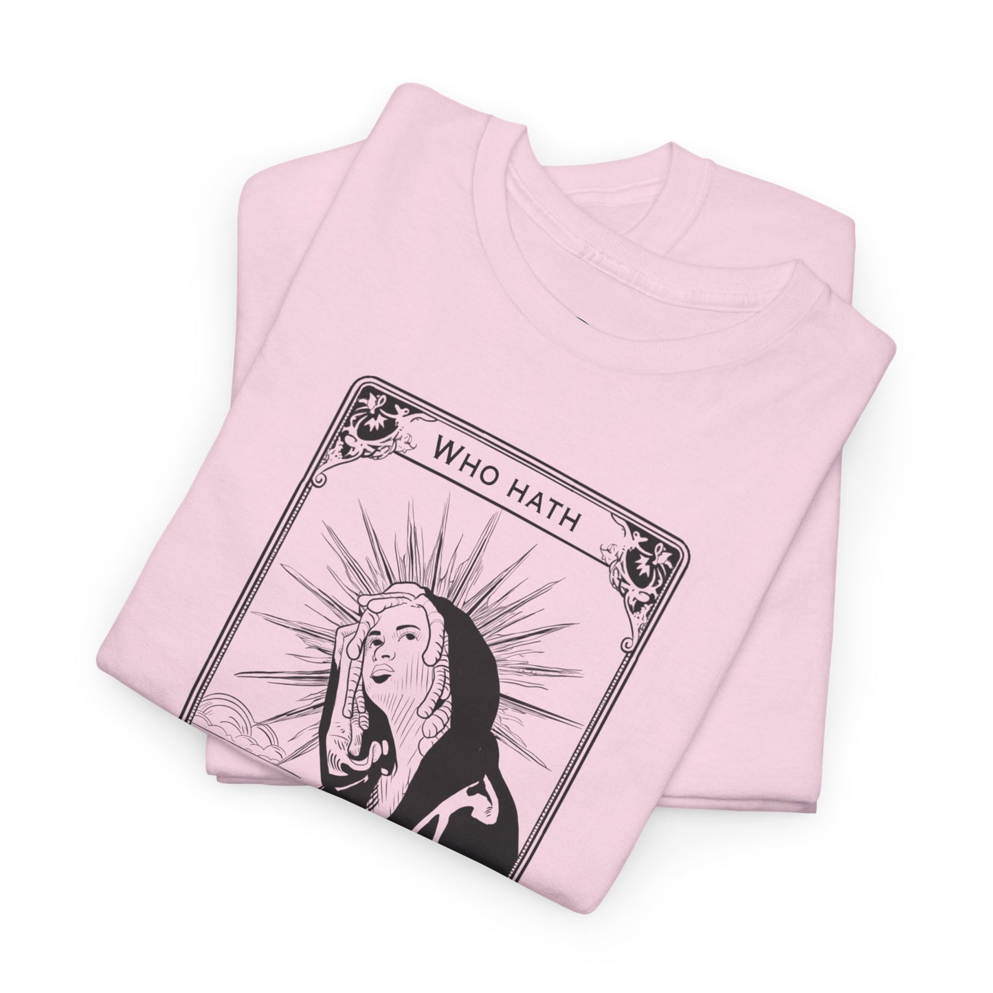 The Audacity Tarot Card 100% Cotton Tee x BLK
