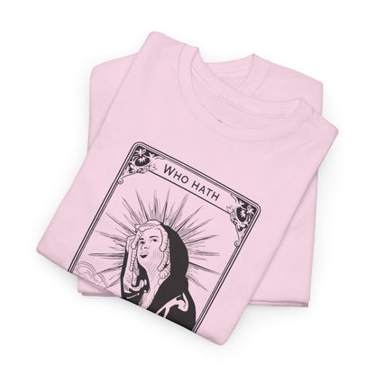 The Audacity Tarot Card 100% Cotton Tee x BLK