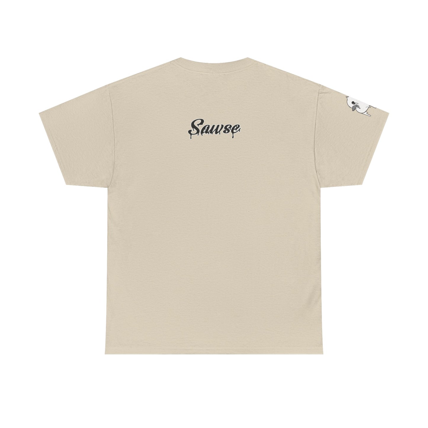 Human Being Shipping Label 100% Cotton Tee x BLK