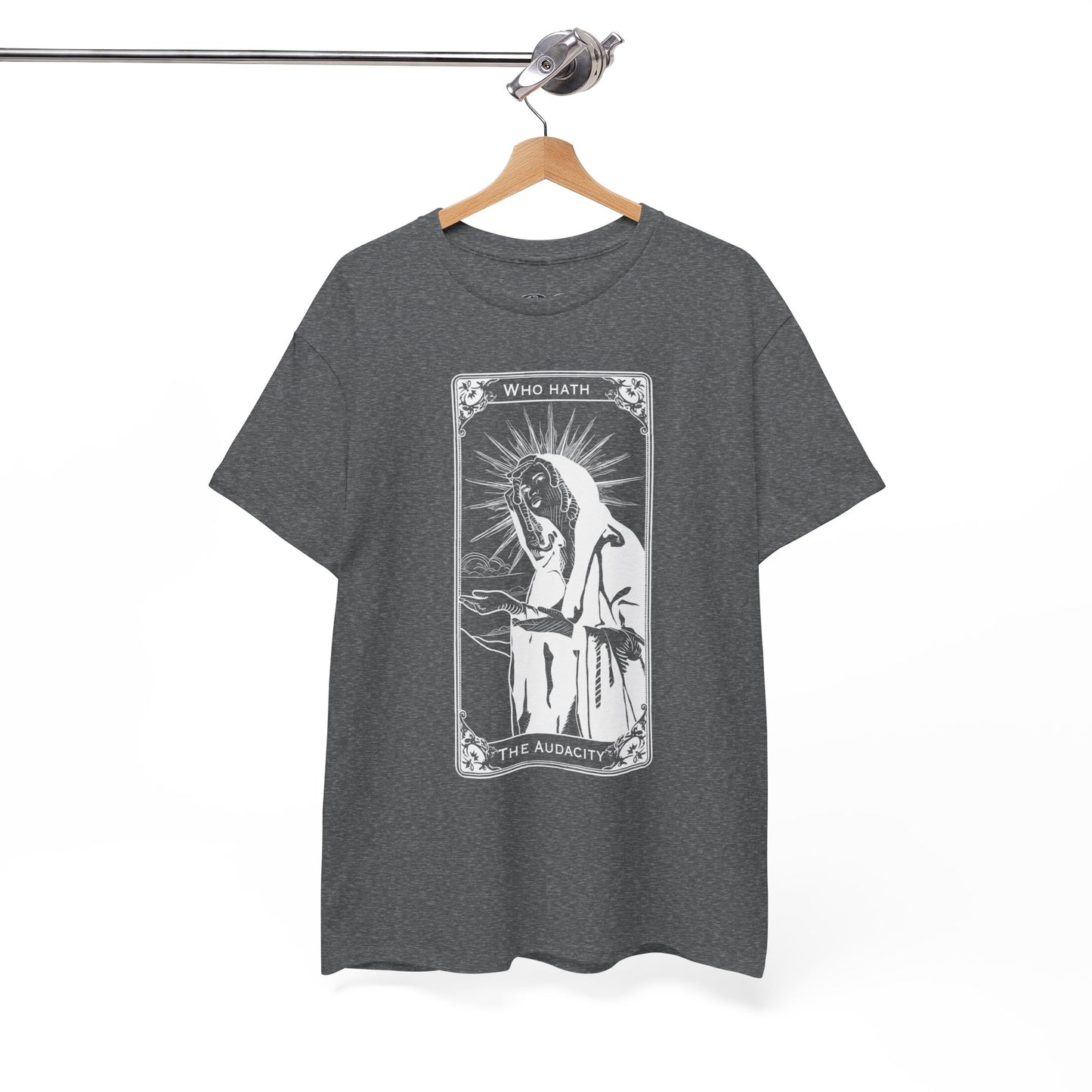 The Audacity Tarot Card 100% Cotton Tee x WHT