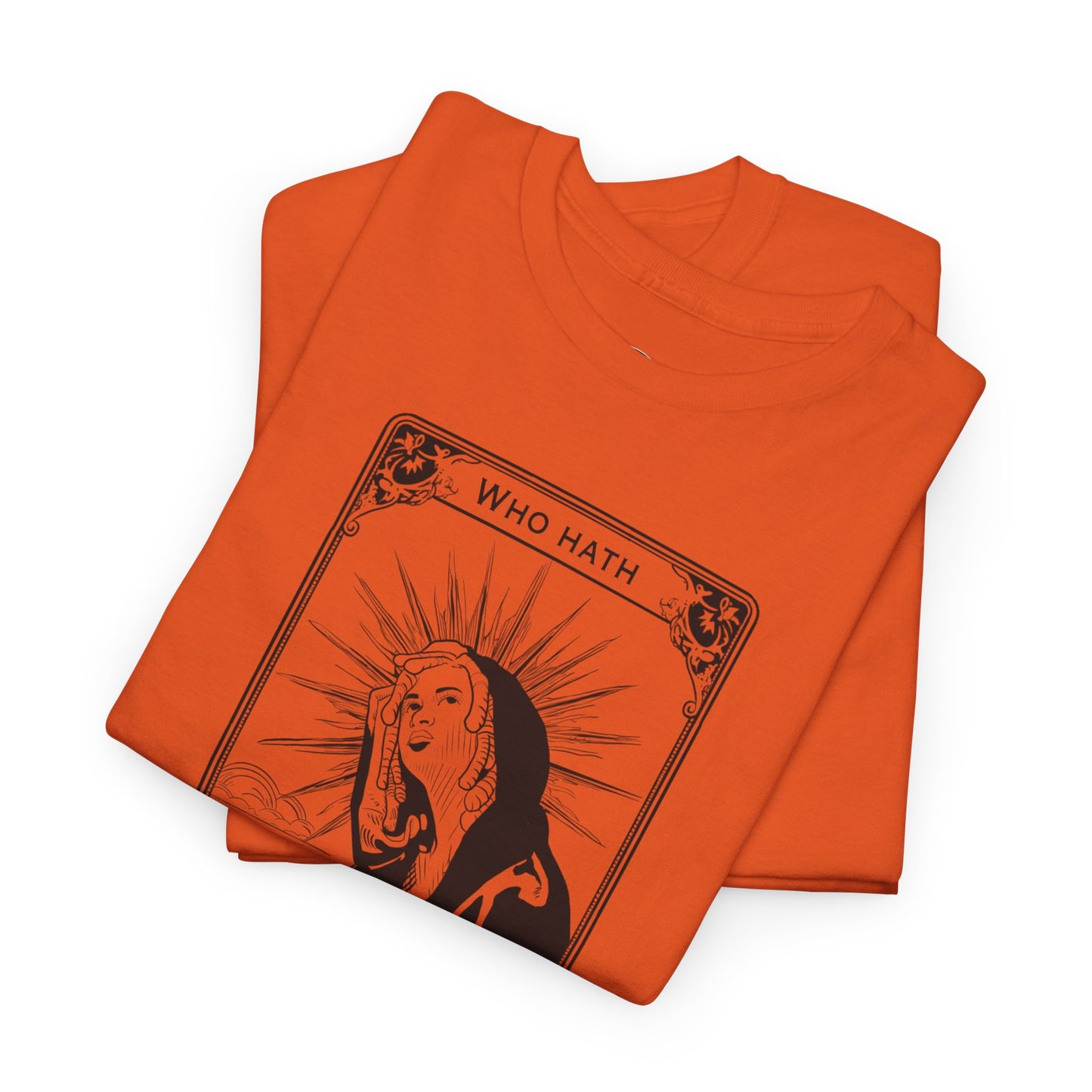 The Audacity Tarot Card 100% Cotton Tee x BLK